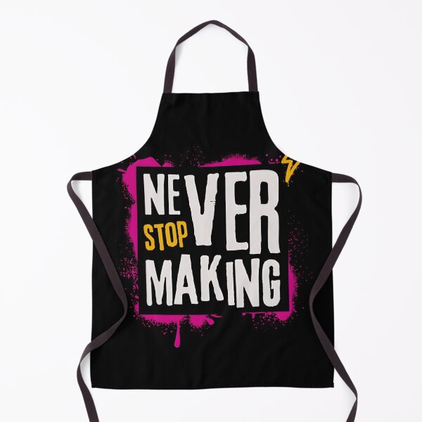 Item preview, Never Stop Making Creative Motivation Sticker designed and sold by ravikiran2195.