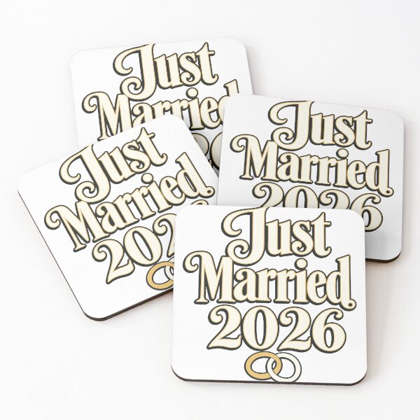 Item preview, Just Married 2026 Keepsake designed and sold by pirminio.