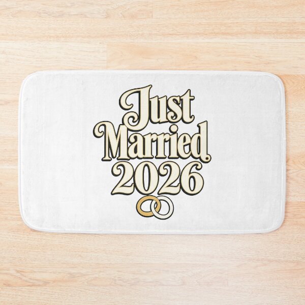 Item preview, Just Married 2026 Keepsake designed and sold by pirminio.