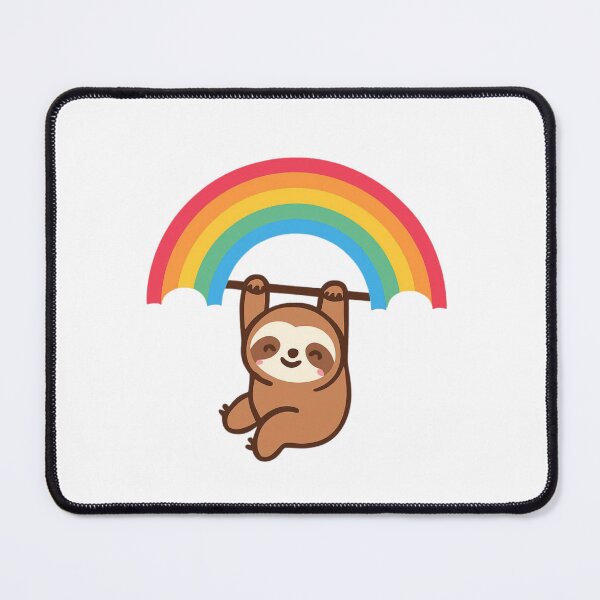 Item preview, Take It Slow Sloth - Happy Kawaii Sticker designed and sold by foryouandyours.