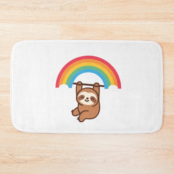 Item preview, Take It Slow Sloth - Happy Kawaii Sticker designed and sold by foryouandyours.