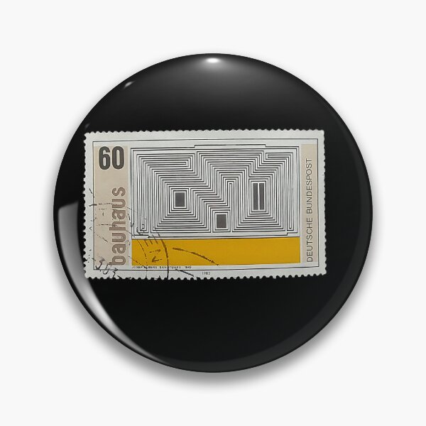 Item preview, "Sanctuary, Bauhaus" postage stamp designed and sold by Pellagia.
