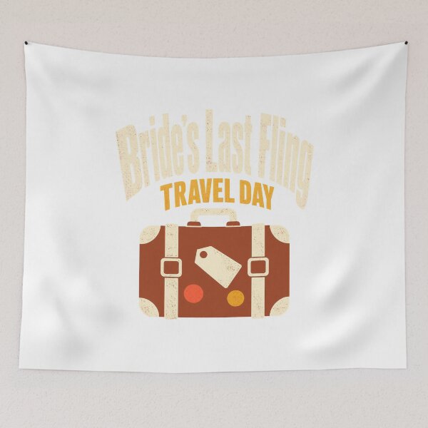Item preview, Bride's Last Fling Travel Day designed and sold by pirminio.