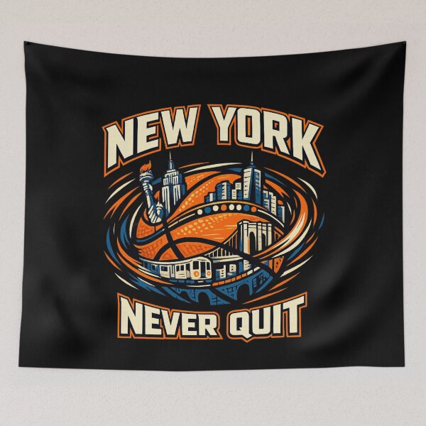 Item preview, New York Basketball never quit designed and sold by XYZ Studio.