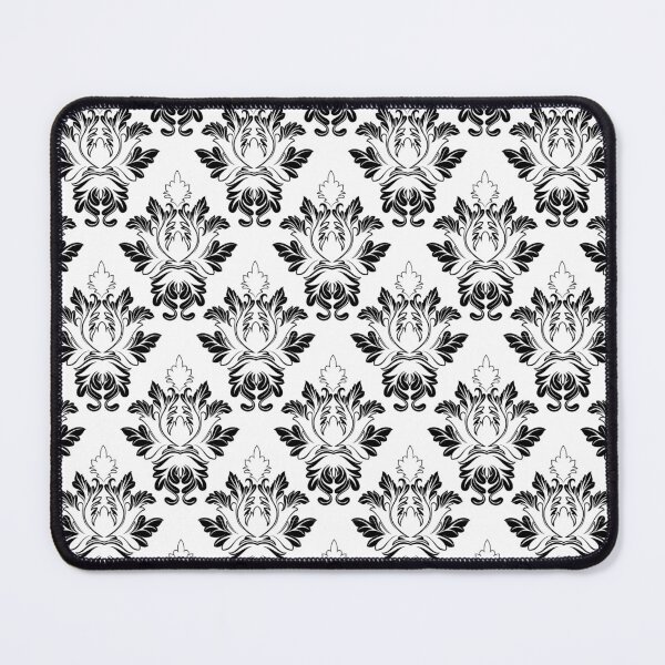 Item preview, Black White Damask Floral Pattern Victorian Baroque Classic designed and sold by Zaya_art.