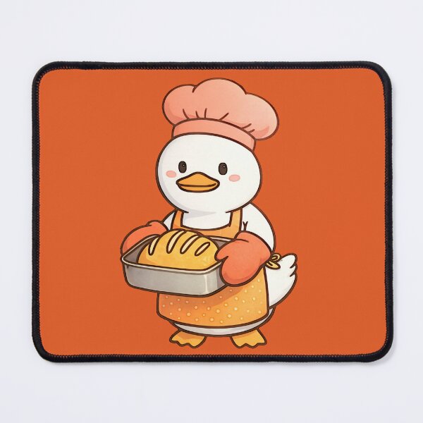 Item preview, Silly Goose Making Sourdough Bread | Cute Baker Goose Kawaii Baking Design designed and sold by ronakris009.