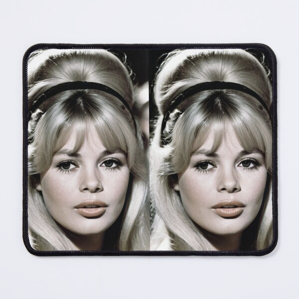 Item preview, Cinema - Great French Actress, Colorized Portrait with Black Headband of the Sixties designed and sold by Beat-It.