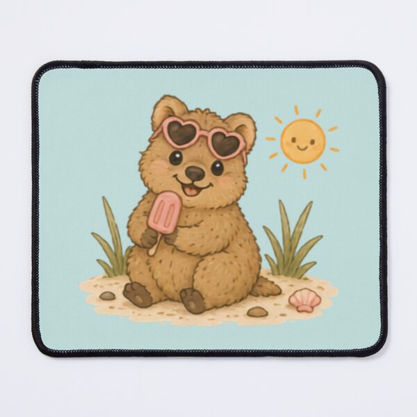 Item preview, Happy Summertime Quokka designed and sold by MellowMunchkins.