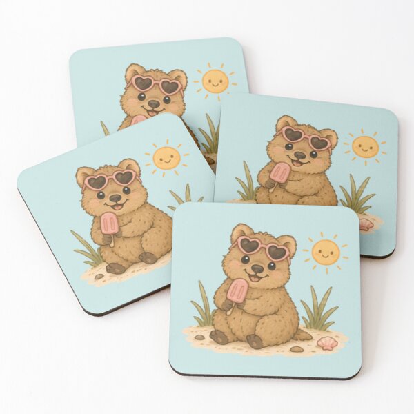 Item preview, Happy Summertime Quokka designed and sold by MellowMunchkins.