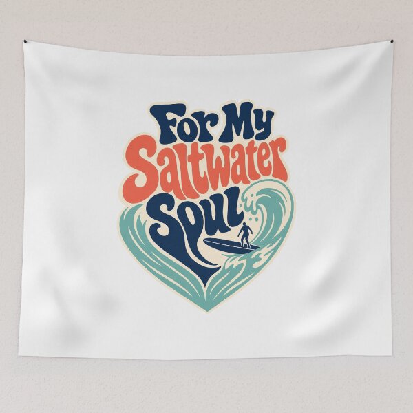 Item preview, For My Saltwater Soul Motiv designed and sold by pirminio.