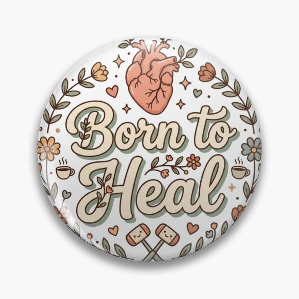 Item preview, Born to Heal Aesthetic Medical Student Die-Cut Sticker designed and sold by SweetieMedArt.