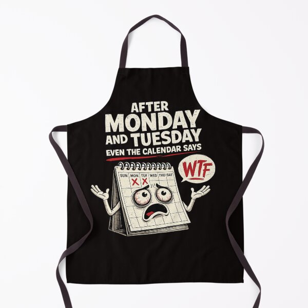 Item preview, After Monday and Tuesday WTF Calendar designed and sold by FrameFlow.