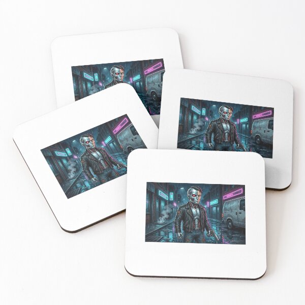 Item preview, Cybernetic Hunter in Neon Rain designed and sold by ZolaDesings.