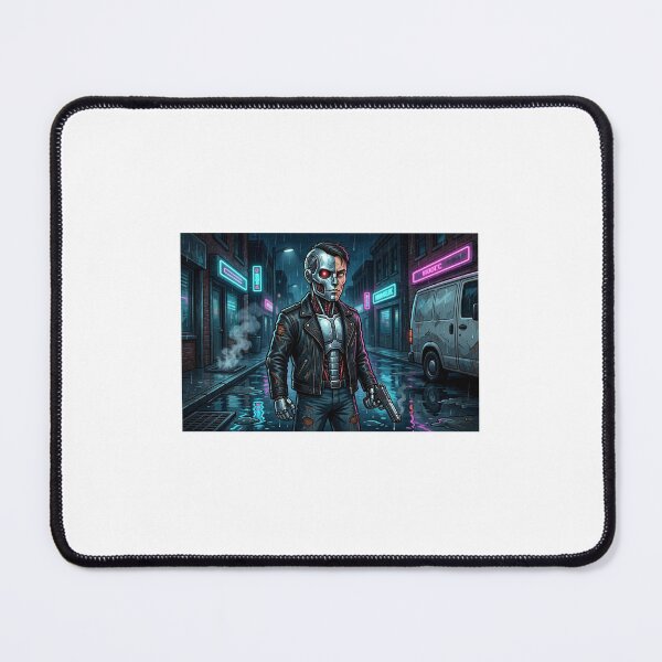 Item preview, Cybernetic Hunter in Neon Rain designed and sold by ZolaDesings.