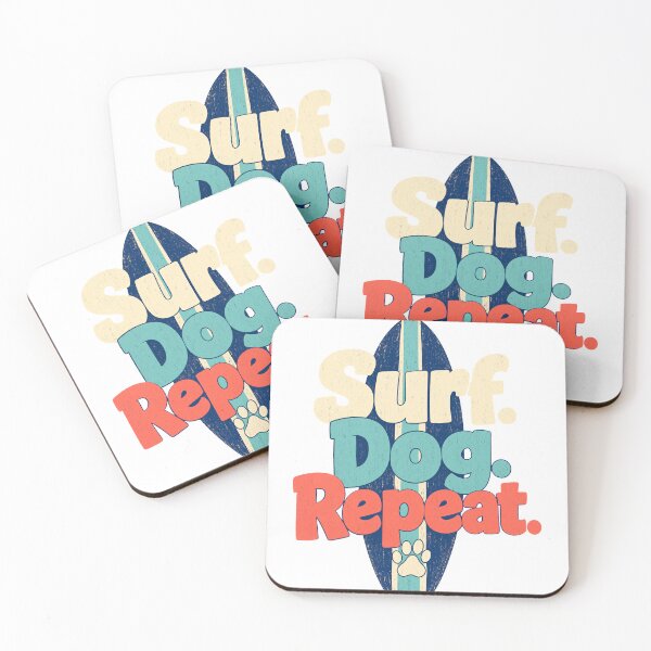 Item preview, Surf Dog Repeat beach vibes designed and sold by pirminio.
