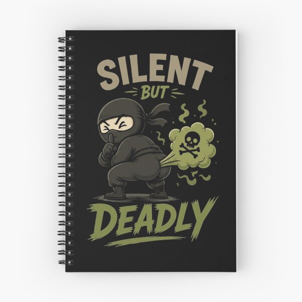 Item preview, Silent But Deadly Funny Quote designed and sold by VivaStencil.