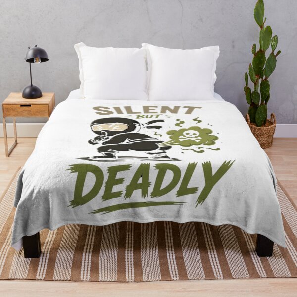 Item preview, Silent But Deadly Funny Quote designed and sold by VivaStencil.