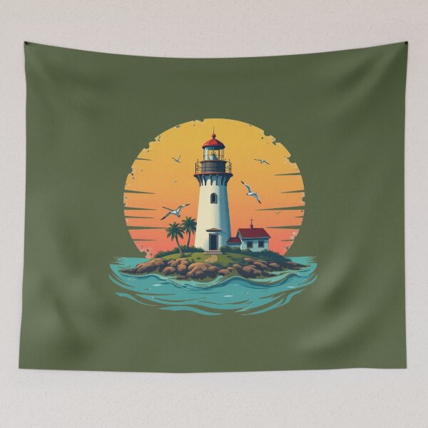 Item preview, Amazing Florida Lighthouse Sunset Paradise designed and sold by piketo.