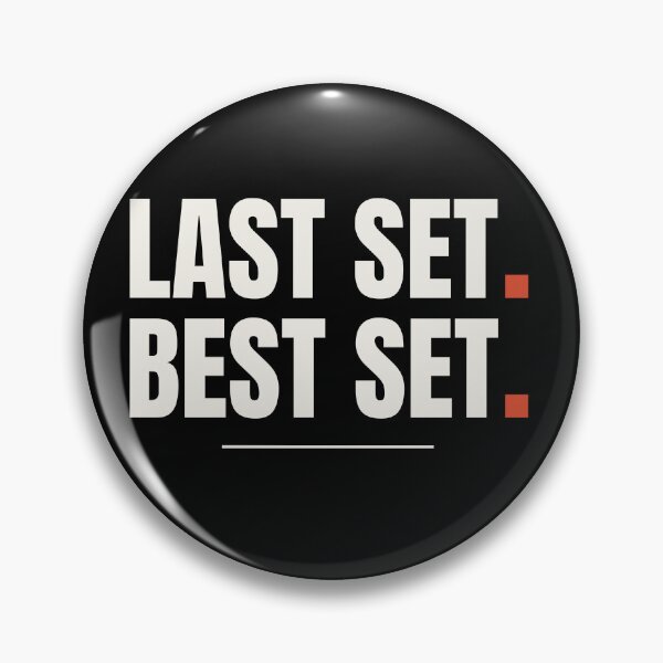 Item preview, Last Set Best Set Gym Lifting Motivation designed and sold by ptbench.
