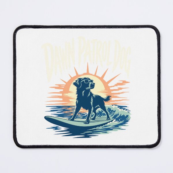 Item preview, Surfing dog at sunrise designed and sold by pirminio.