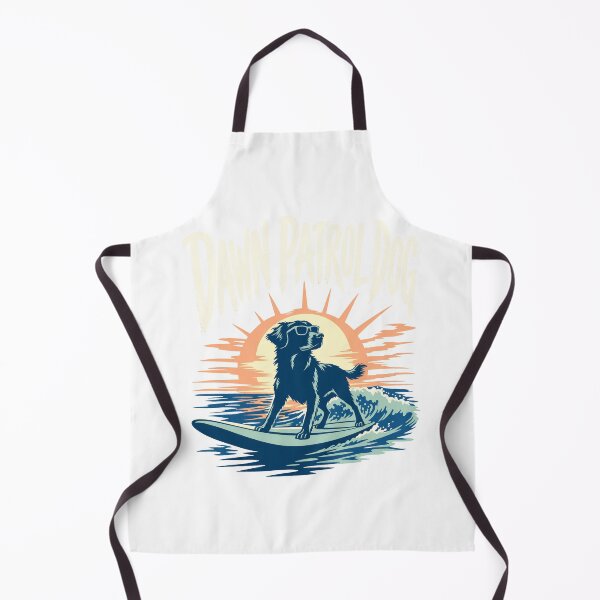 Item preview, Surfing dog at sunrise designed and sold by pirminio.