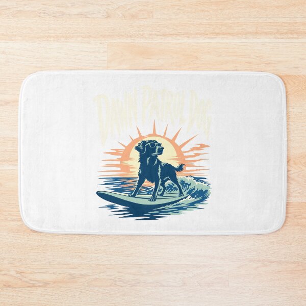 Item preview, Surfing dog at sunrise designed and sold by pirminio.