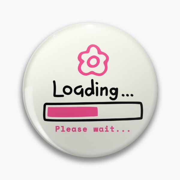 Item preview, Loading Please Wait Cute Sticker designed and sold by ravikiran2195.
