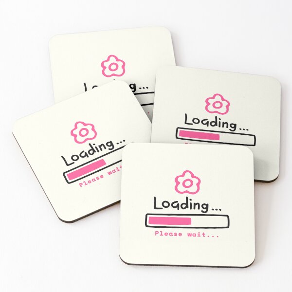 Item preview, Loading Please Wait Cute Sticker designed and sold by ravikiran2195.