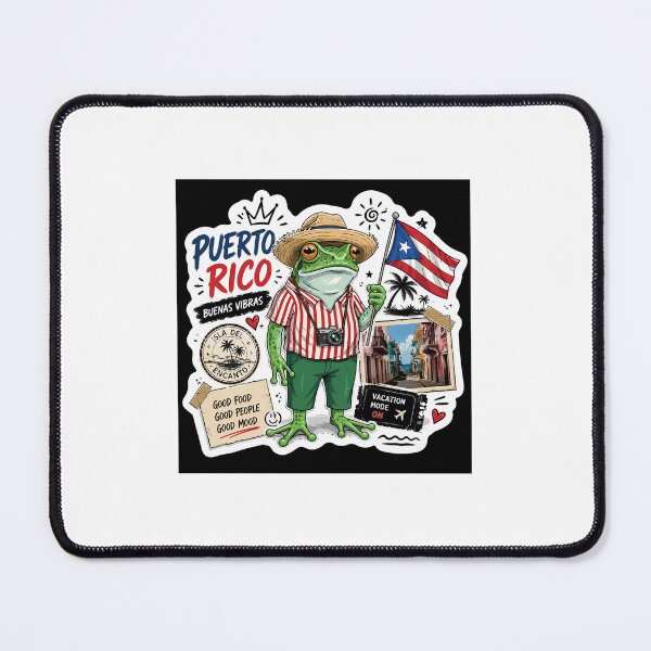 Item preview, Vacation Mode On | Cool Frog Traveler Gen Z Sticker designed and sold by Ananyamalik12.