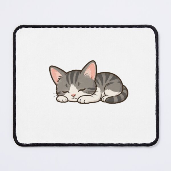 Item preview, Sleeping Tabby Cat Dad Hat – Cute Minimalist Napping Kitten Cat Lover Gift Embroidered Style Dad Hat designed and sold by IconicDesignsXd.