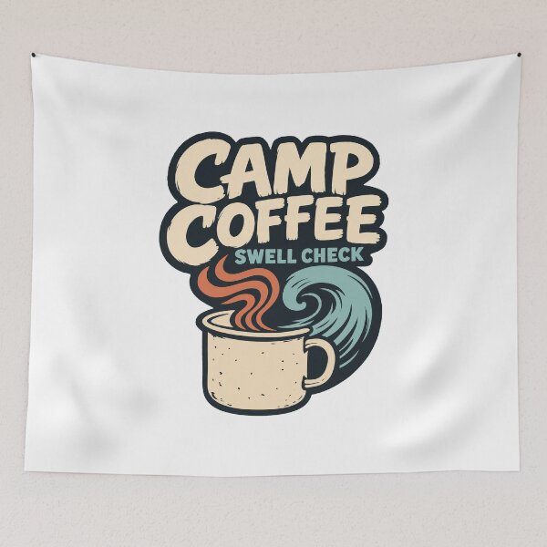 Item preview, Coffee Surf Camper Morning designed and sold by pirminio.