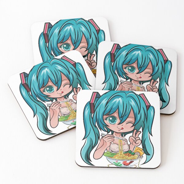 Item preview, HATSUNE MIKU with mangkok Indomie noodle designed and sold by luckywin99.