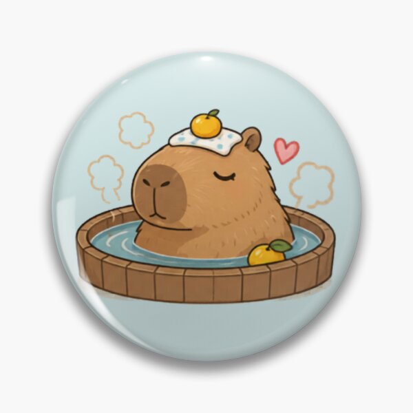 Item preview, Spa Day Capybara designed and sold by MellowMunchkins.