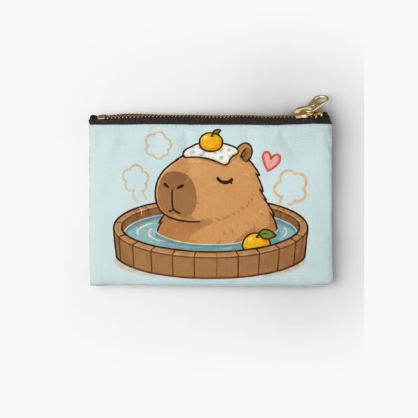 Item preview, Spa Day Capybara designed and sold by MellowMunchkins.