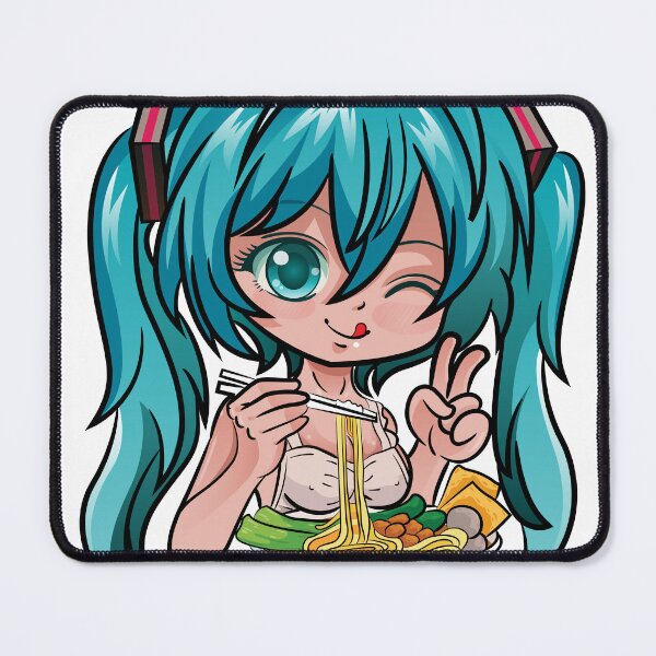 Item preview, HATSUNE MIKU with mangkok Indomie noodle designed and sold by luckywin99.