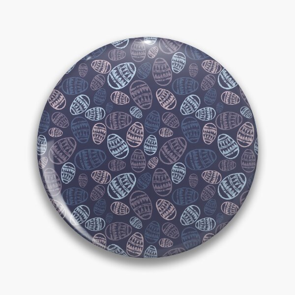 Item preview, Dark Navy Easter Egg Pattern Decorated Pysanka Folk Art designed and sold by Zaya_art.