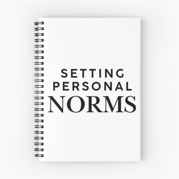 Item preview, Setting personal norms designed and sold by ArtistTejal.