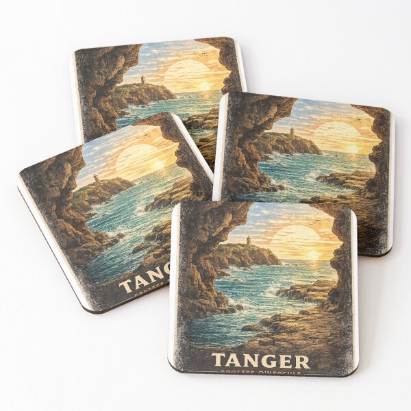 Item preview, Caves of Hercules in Tangier at Sunset designed and sold by KM Design.