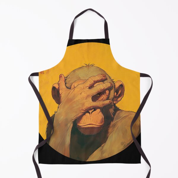 Item preview, Facepalm Monkey Reaction Illustration designed and sold by obstinator.