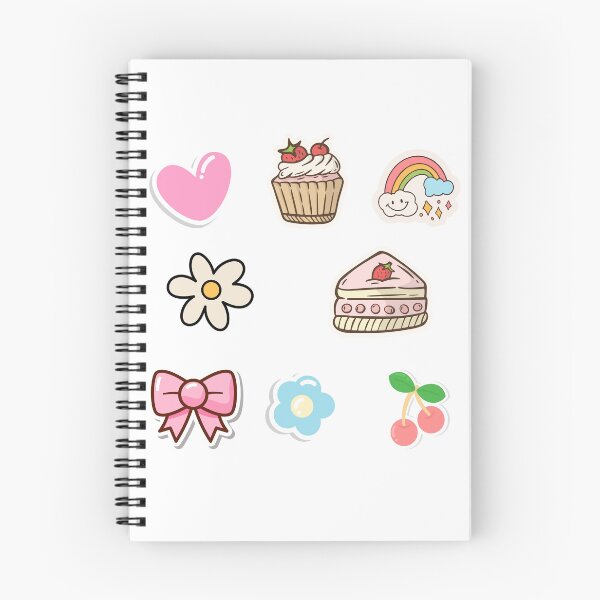 Item preview, Kawaii Pastel Aesthetic Sticker Sheet - Cute Doodles designed and sold by UniqueVibesArt.