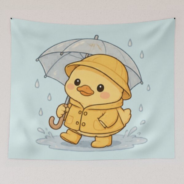 Item preview, Rainy Day Duck designed and sold by MellowMunchkins.