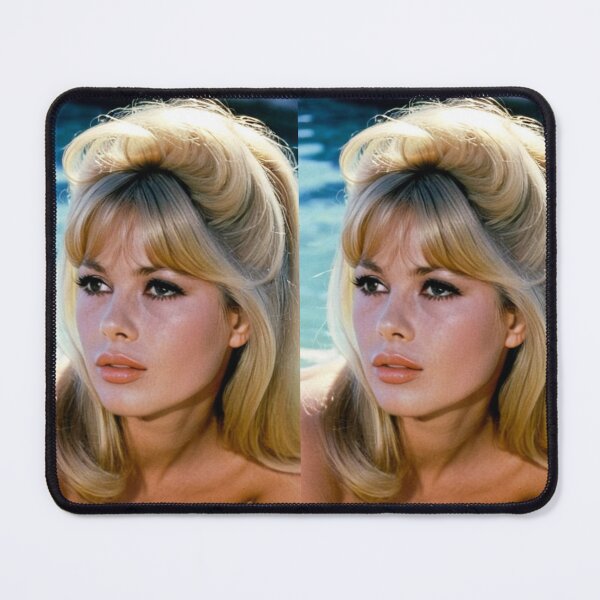 Item preview, Cinema - Great French Actress, Crown Chignon Portrait by the Blue Pool of the 1960s designed and sold by Beat-It.