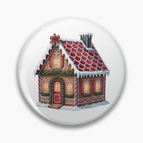 Item preview, Gingerbread House Sticker | Christmas Cottage Decor designed and sold by AillustriaAK.