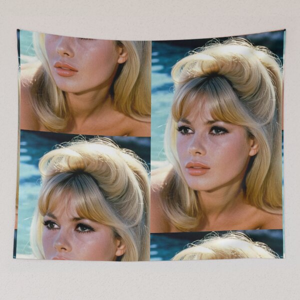 Item preview, Cinema - Great French Actress, Crown Chignon Portrait by the Blue Pool of the 1960s designed and sold by Beat-It.