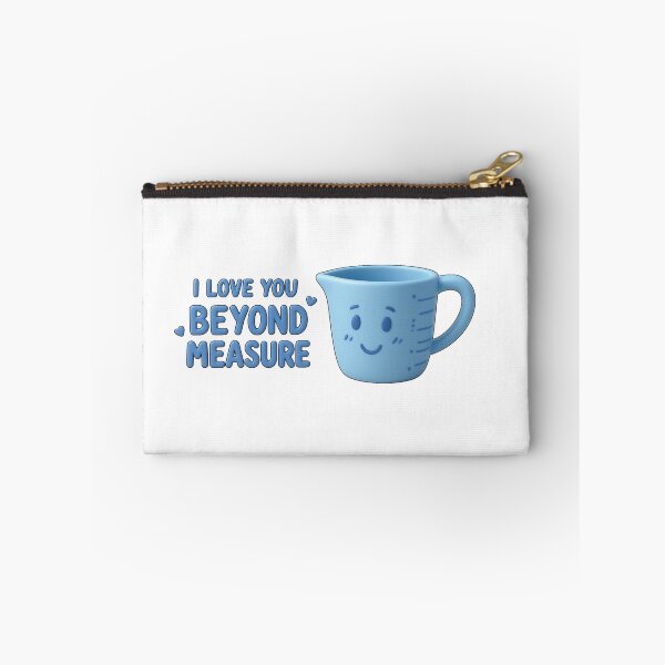 Item preview, ​I Love You Beyond Measure - Cute Blue Cup Cartoon designed and sold by thazinart.