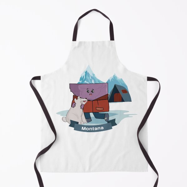 Item preview, Kawaii Montana State Map and Bear designed and sold by Travel.Art.