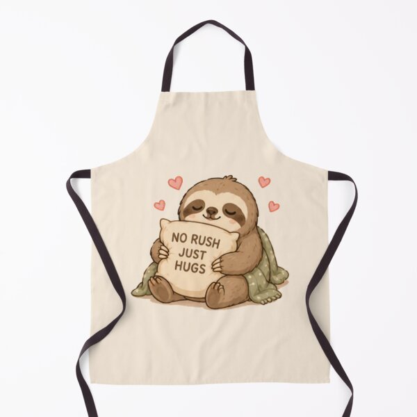Item preview, No Rush Just Hugs Sloth designed and sold by MellowMunchkins.