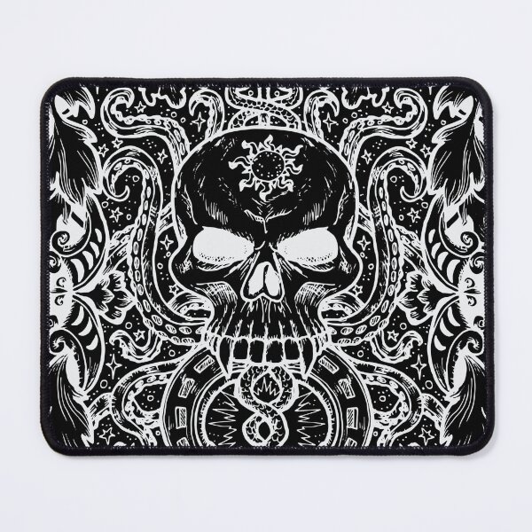 Item preview, Tattoo Skull Design - white for Black Items designed and sold by TeeGeeTees.