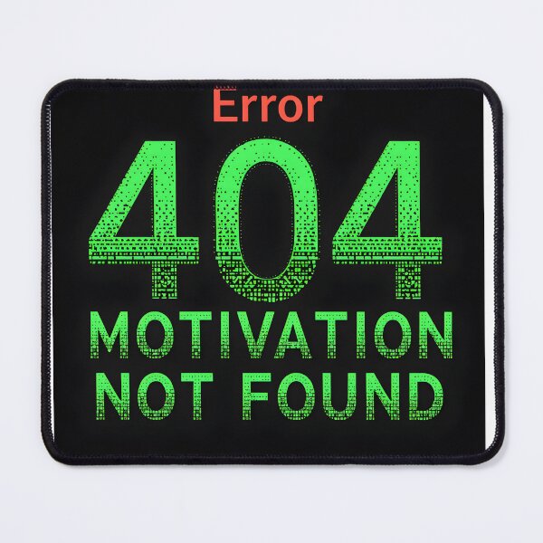 Item preview, rror 404 Motivation Not Found Funny Tech T-Shirt designed and sold by MilaPrintify.