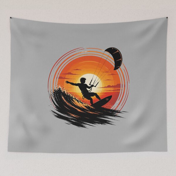 Item preview, Ride the Firewave KItesurfing Sunset designed and sold by taiche.